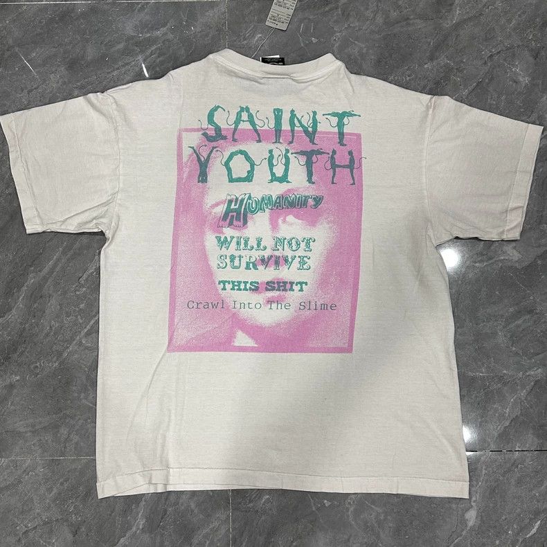 Saint Michael Saint Michael Short Sleeve Spiraled T-Shirt Size US XL / EU 56 / 4 - 2 Thumbnail