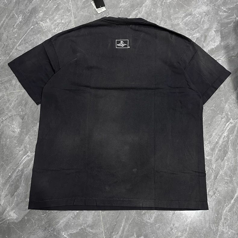 Saint Michael Saint Michael Black Short Sleeve T-shirt Size US XXL / EU 58 / 5 - 2 Thumbnail