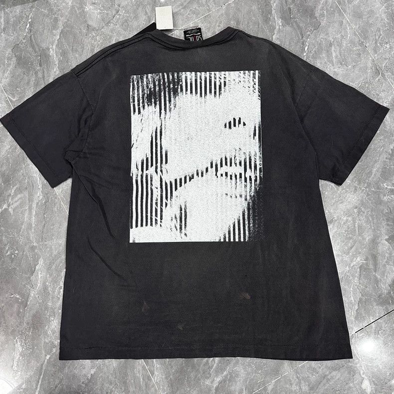 Saint Michael Saint Michael Black Graphic Short Sleeve Shirt Size US XL / EU 56 / 4 - 2 Thumbnail