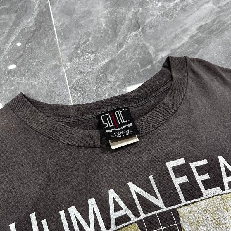 Saint Michael Human Fear Vintage Short Sleeve T-Shirt Size US XL / EU 56 / 4 - 3 Thumbnail