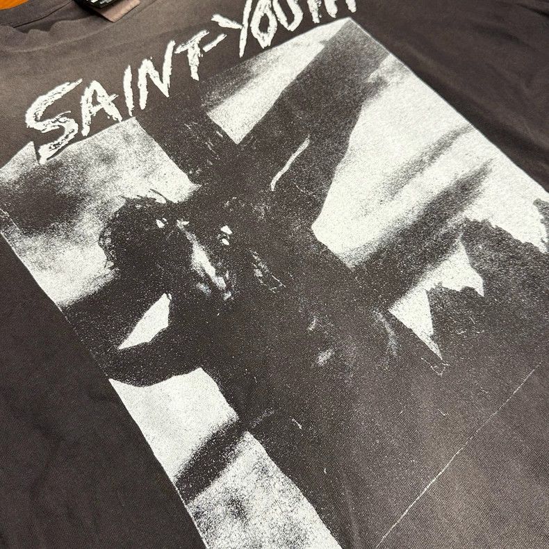 Saint Michael Saint Michael Graphic Short Sleeve T-Shirt Size US XXL / EU 58 / 5 - 3 Thumbnail