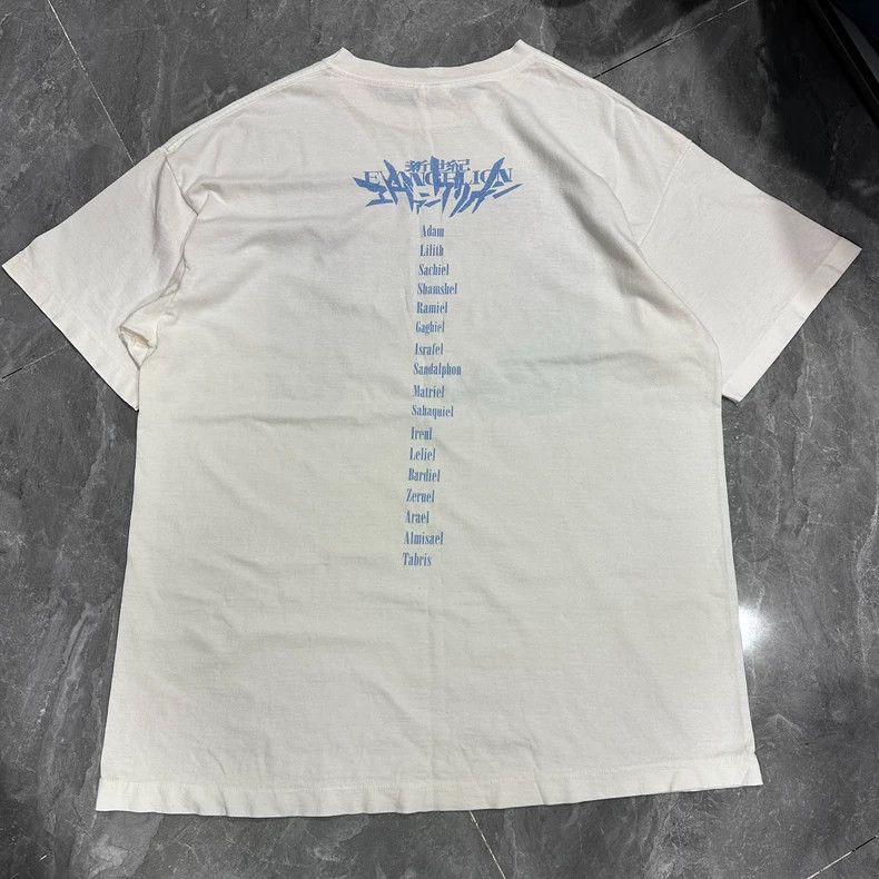 Saint Michael Saint Michael Neon Genesis Evangelion Short Sleeve Tee Size US XL / EU 56 / 4 - 2 Thumbnail