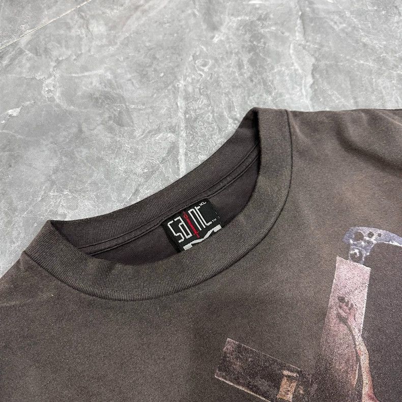 Saint Michael Saint Michael Black Short Sleeve T-Shirt Size US XL / EU 56 / 4 - 3 Thumbnail