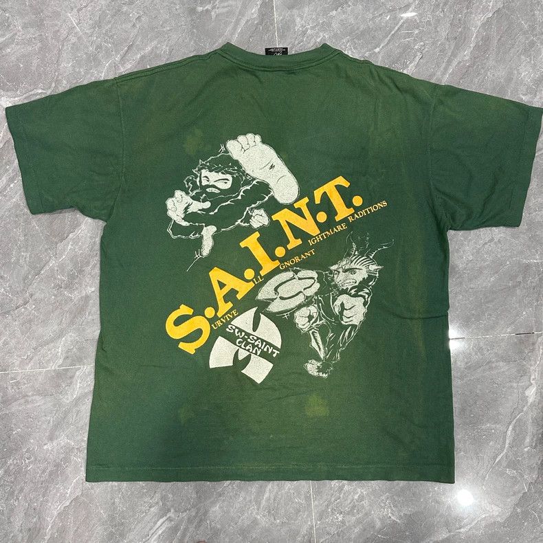 Saint Michael Saint Michael Short Sleeve Graphic T-Shirt Size US XL / EU 56 / 4 - 2 Thumbnail