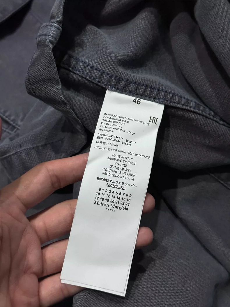 Maison Margiela Maison Margiela Long Sleeve Denim Sweatshirt Size US L / EU 52-54 / 3 - 6 Thumbnail