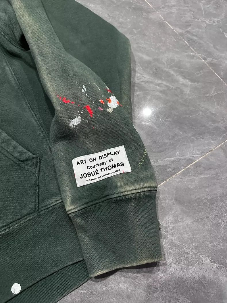 Gallery Dept. Gallery Dept. Lanvin Green Hoodie Sweatshirt Size US M / EU 48-50 / 2 - 3 Thumbnail