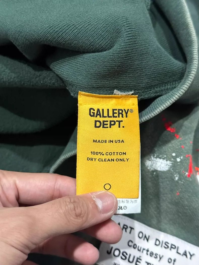 Gallery Dept. Gallery Dept. Lanvin Green Hoodie Sweatshirt Size US M / EU 48-50 / 2 - 6 Thumbnail