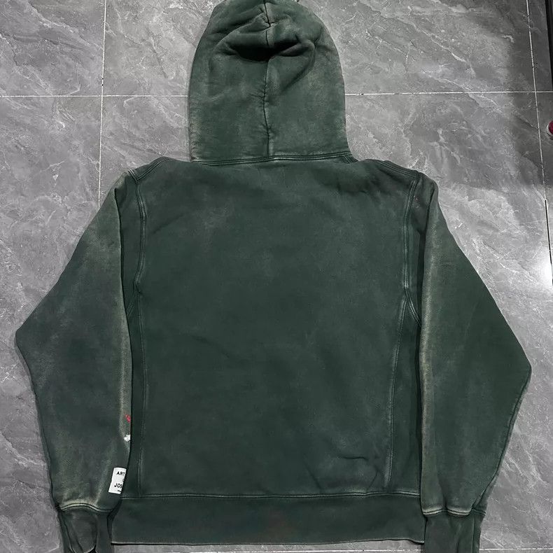 Gallery Dept. Gallery Dept. Lanvin Green Hoodie Sweatshirt Size US M / EU 48-50 / 2 - 2 Thumbnail