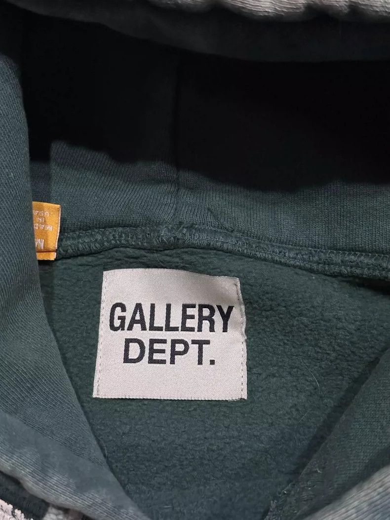 Gallery Dept. Gallery Dept. Lanvin Green Hoodie Sweatshirt Size US M / EU 48-50 / 2 - 4 Thumbnail
