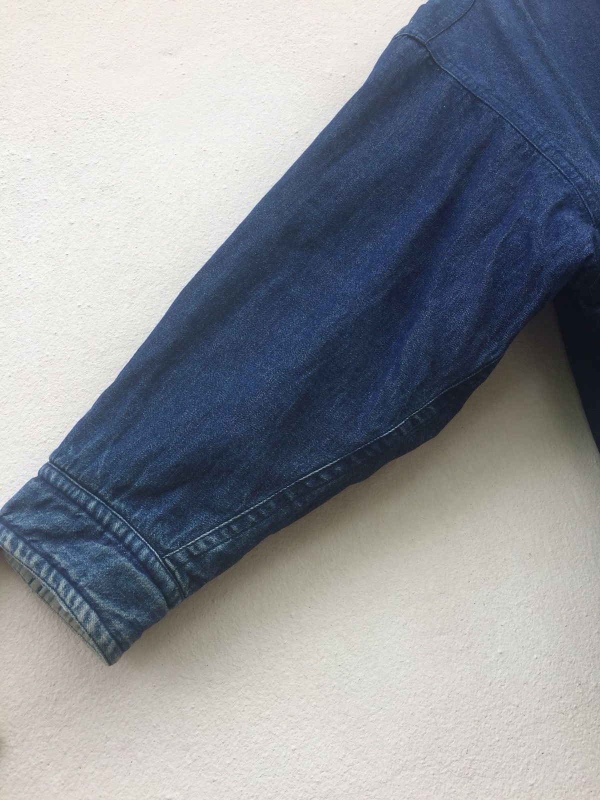 Issey Miyake × Tsumori Chisato Reversible MA-1 Distressed Bomber Baggy Denim Jacket Size US L / EU 52-54 / 3 - 14 Thumbnail