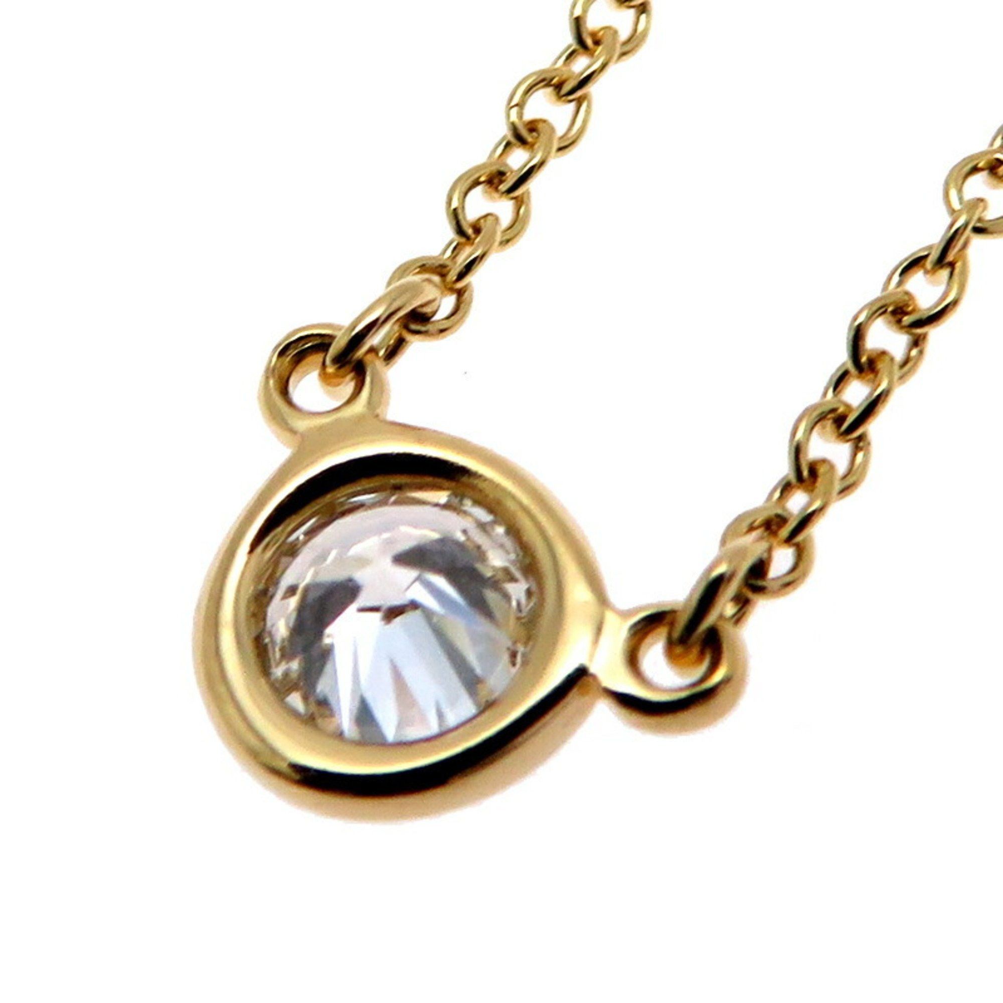 Tiffany & Co. Tiffany 0.19ct Diamond By the Yard Women's Necklace 750 Yellow Gold Size ONE SIZE - 2 Thumbnail