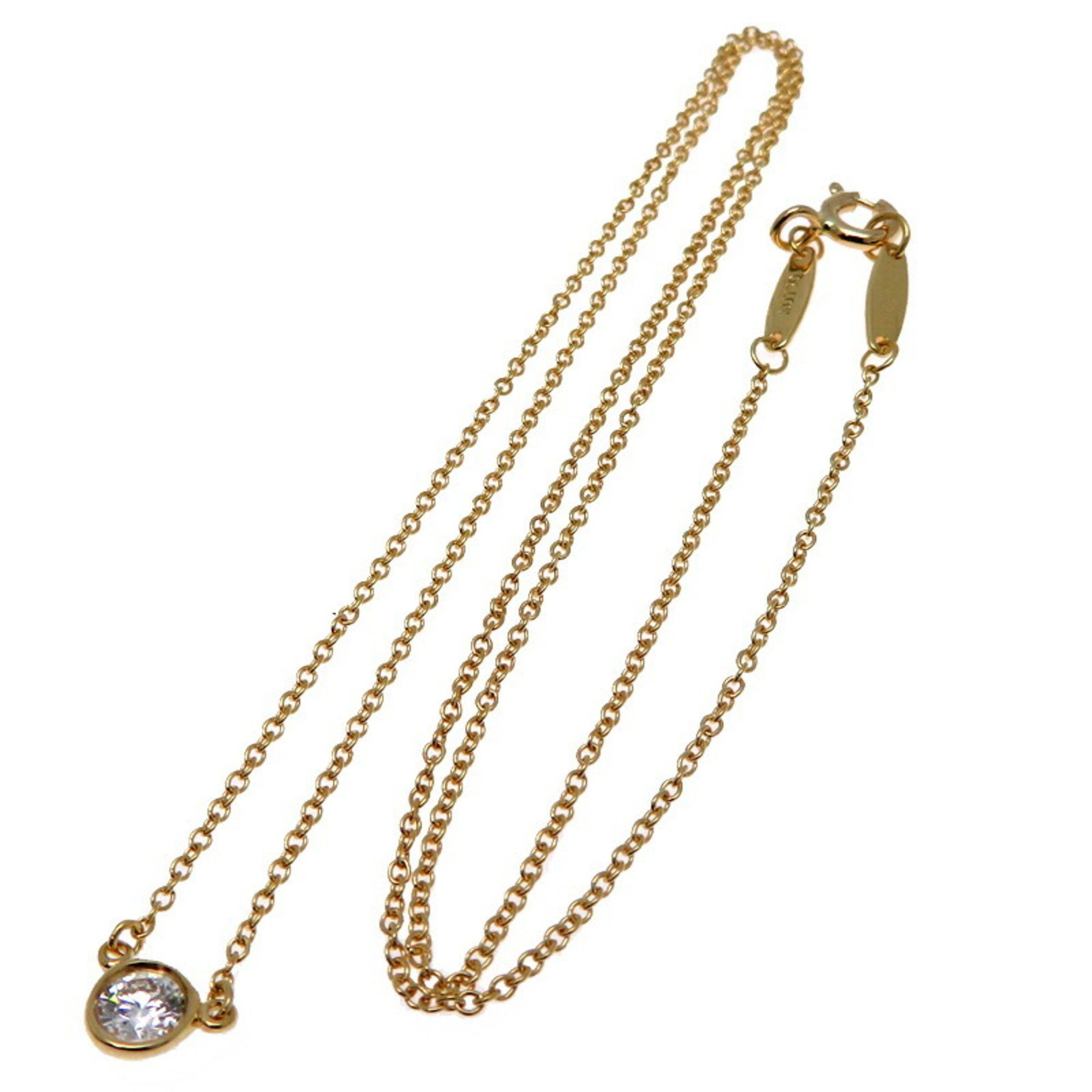 Tiffany & Co. Tiffany 0.19ct Diamond By the Yard Women's Necklace 750 Yellow Gold Size ONE SIZE - 3 Thumbnail