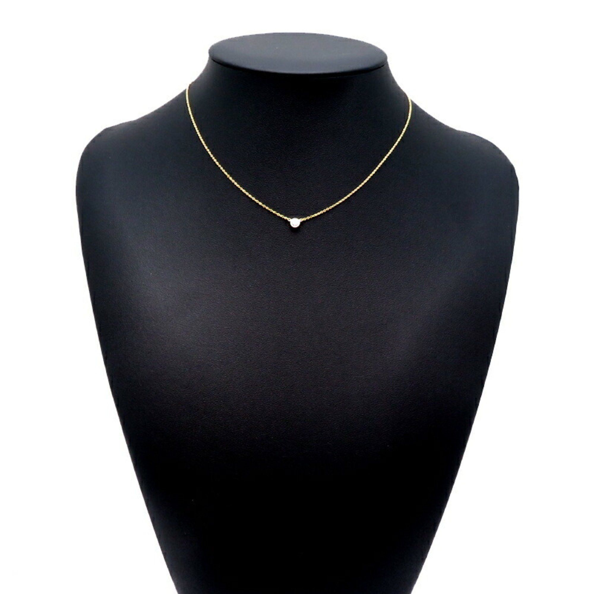 Tiffany & Co. Tiffany 0.19ct Diamond By the Yard Women's Necklace 750 Yellow Gold Size ONE SIZE - 8 Thumbnail