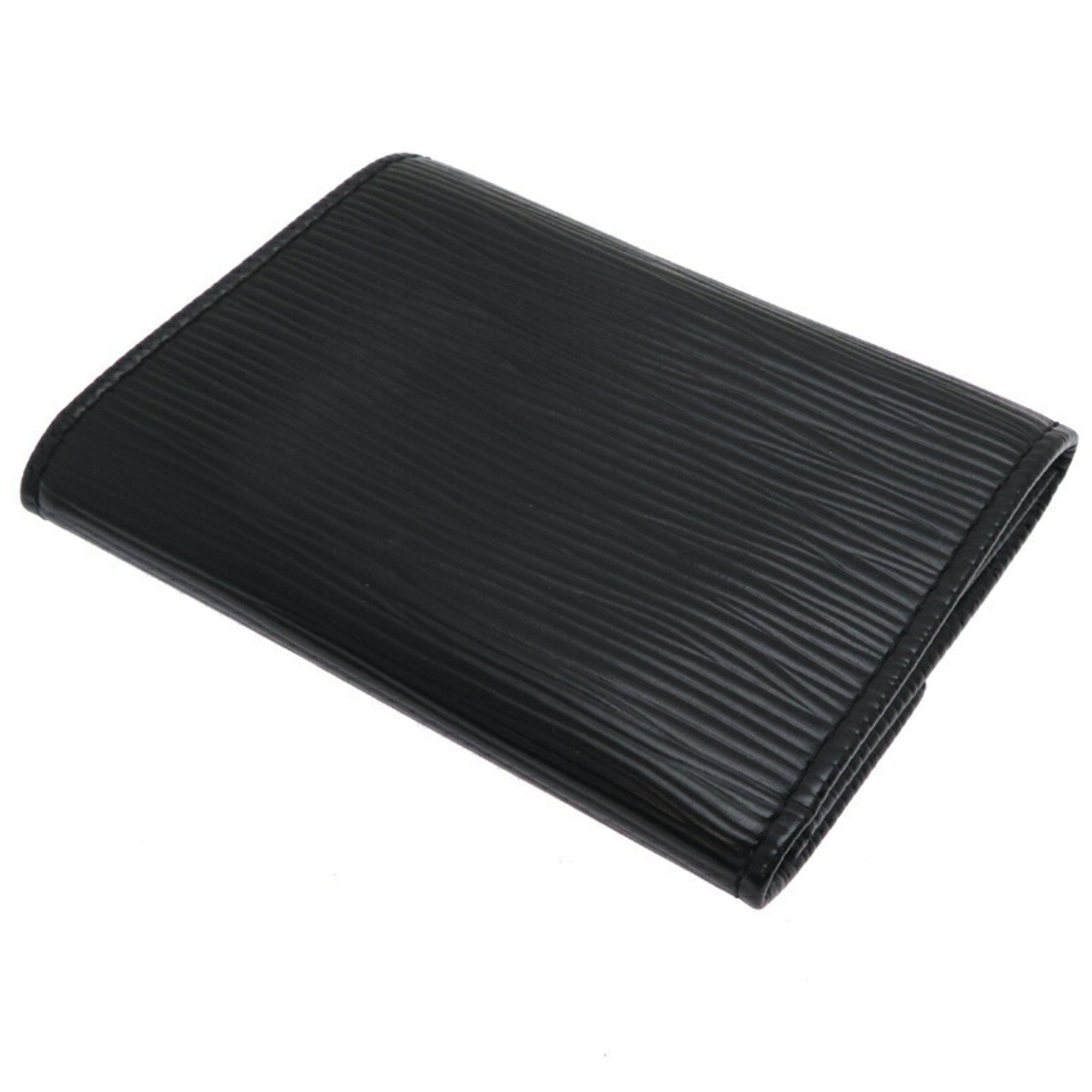 Louis Vuitton Louis Vuitton Portemonnay Simple Men's Coin Case M63412 Epi Black Size ONE SIZE - 4 Thumbnail