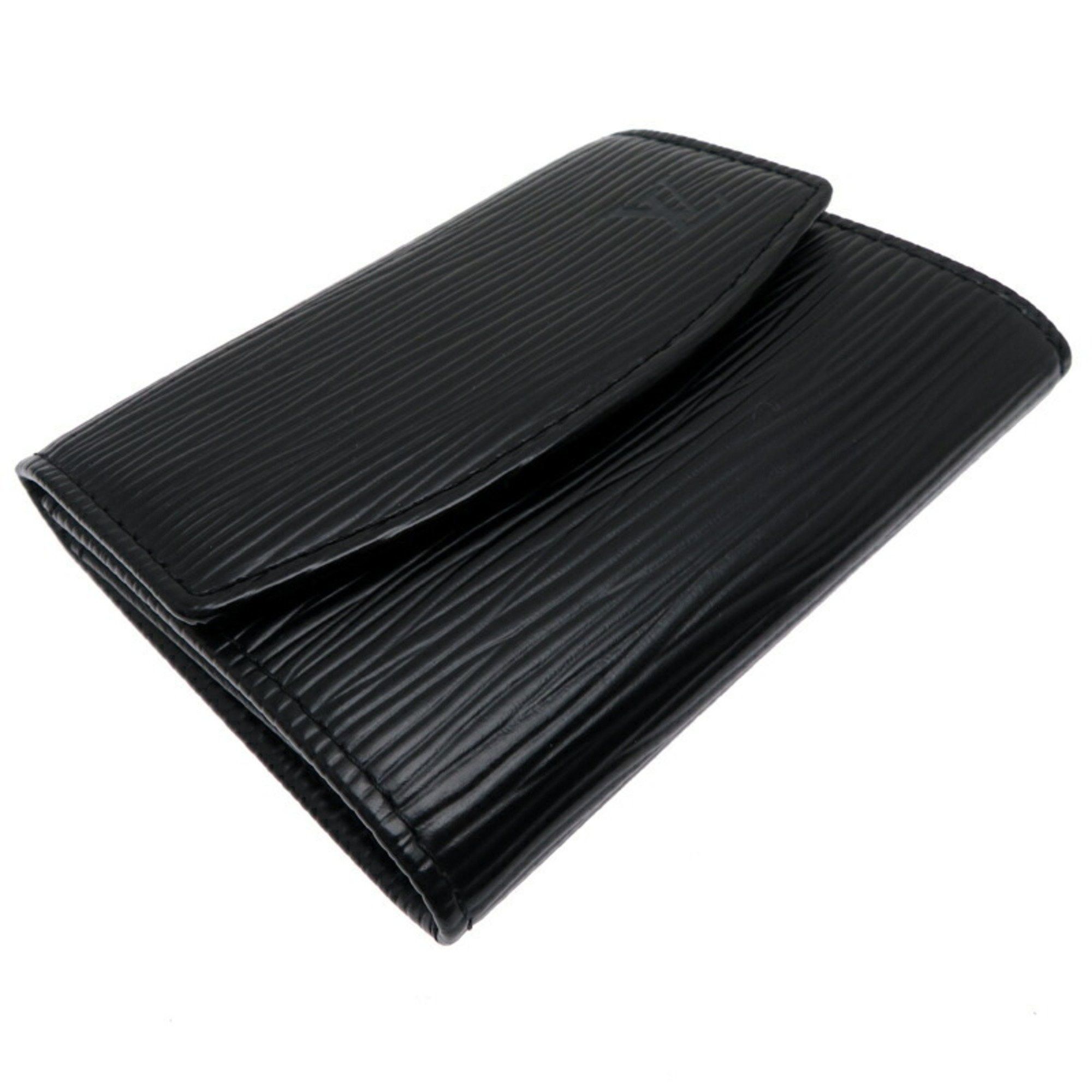 Louis Vuitton Louis Vuitton Portemonnay Simple Men's Coin Case M63412 Epi Black Size ONE SIZE - 3 Thumbnail