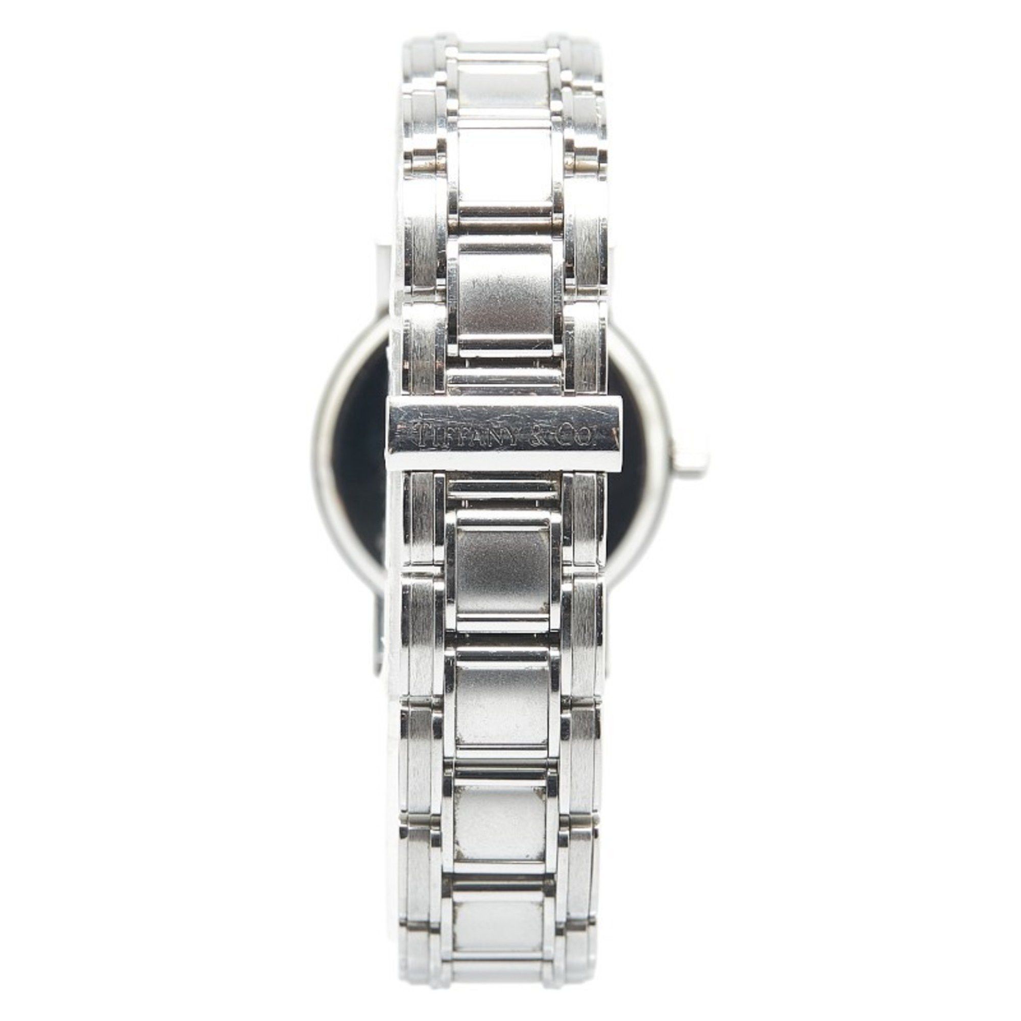 Tiffany & Co. Tiffany Atlas Watch, Quartz, Black Dial, Stainless Steel, Women's, TIFFANY&Co. Size ONE SIZE - 4 Thumbnail