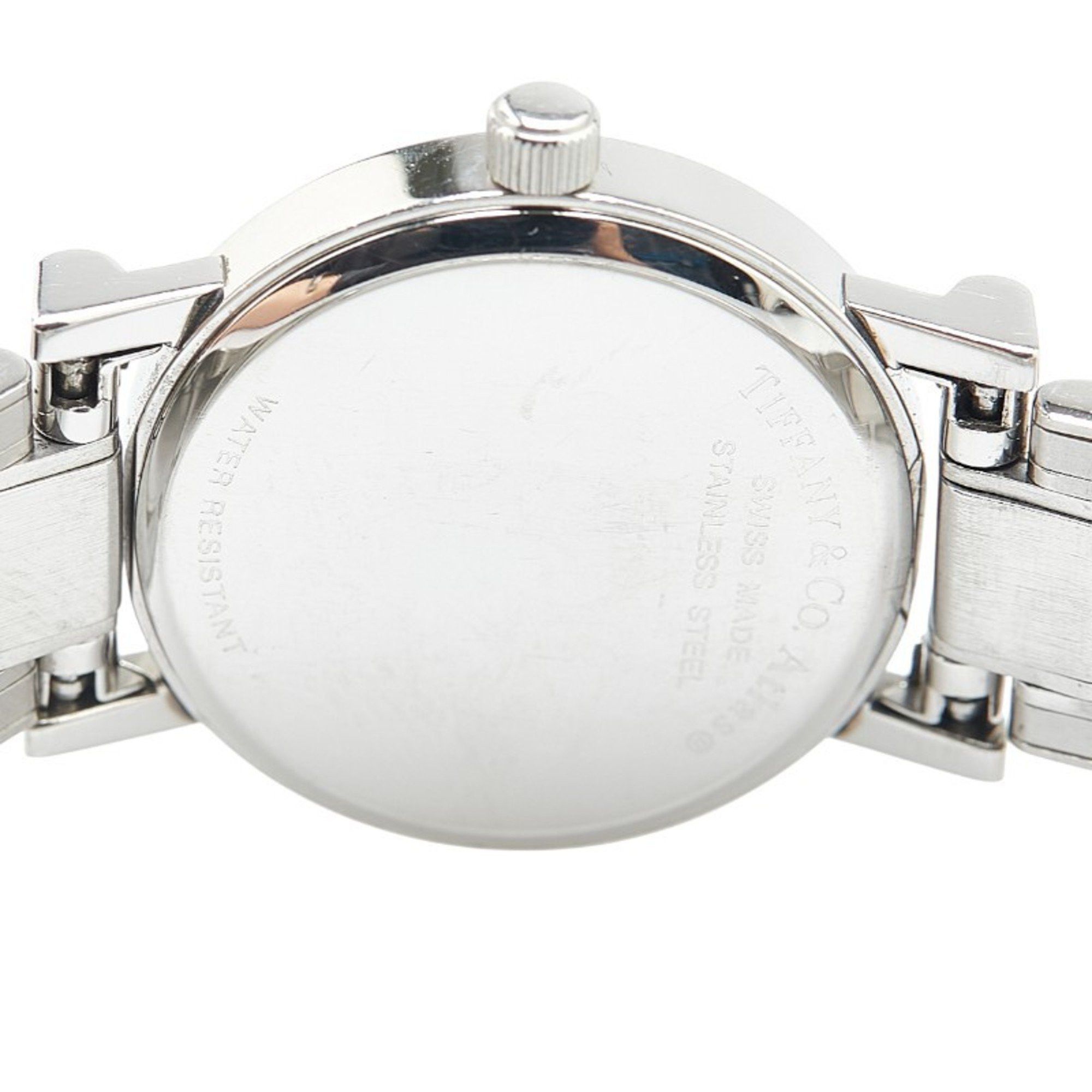 Tiffany & Co. Tiffany Atlas Watch, Quartz, Black Dial, Stainless Steel, Women's, TIFFANY&Co. Size ONE SIZE - 6 Thumbnail
