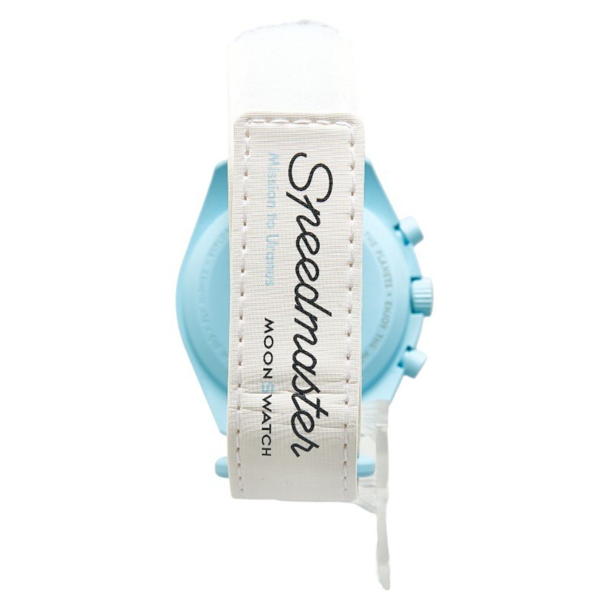 Omega OMEGA x Swatch Moon MISSION TO URANUS Wristwatch SO33L100 Quartz Blue Dial Ceramic Nylon Men's Size ONE SIZE - 4 Thumbnail