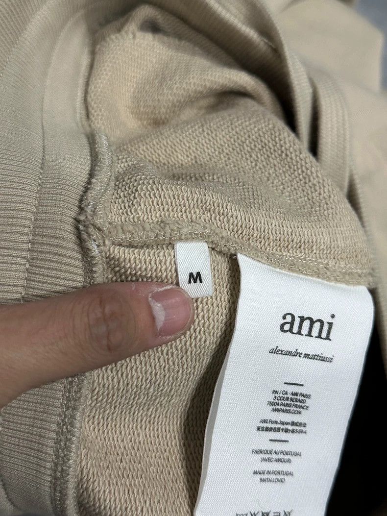 AMI Khaki Wide Leg Pants with Embroidery Size US 32 / EU 48 - 7 Thumbnail
