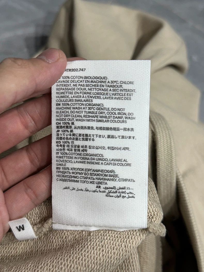 AMI Khaki Wide Leg Pants with Embroidery Size US 32 / EU 48 - 6 Thumbnail