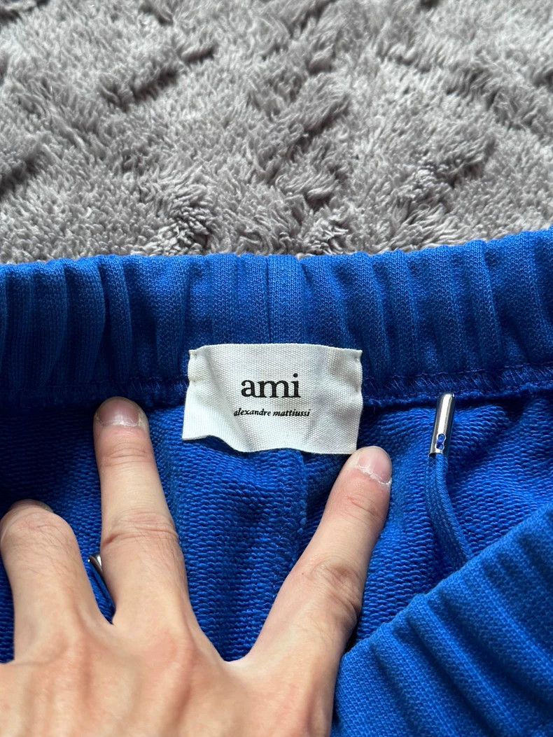AMI AMI Paris Klein Blue Wide Leg Trousers Size US 34 / EU 50 - 4 Thumbnail