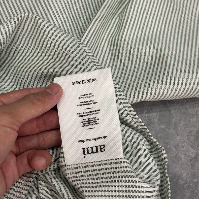 AMI Fresh Striped Long Sleeve Shirt for Men Size US L / EU 52-54 / 3 - 5 Thumbnail