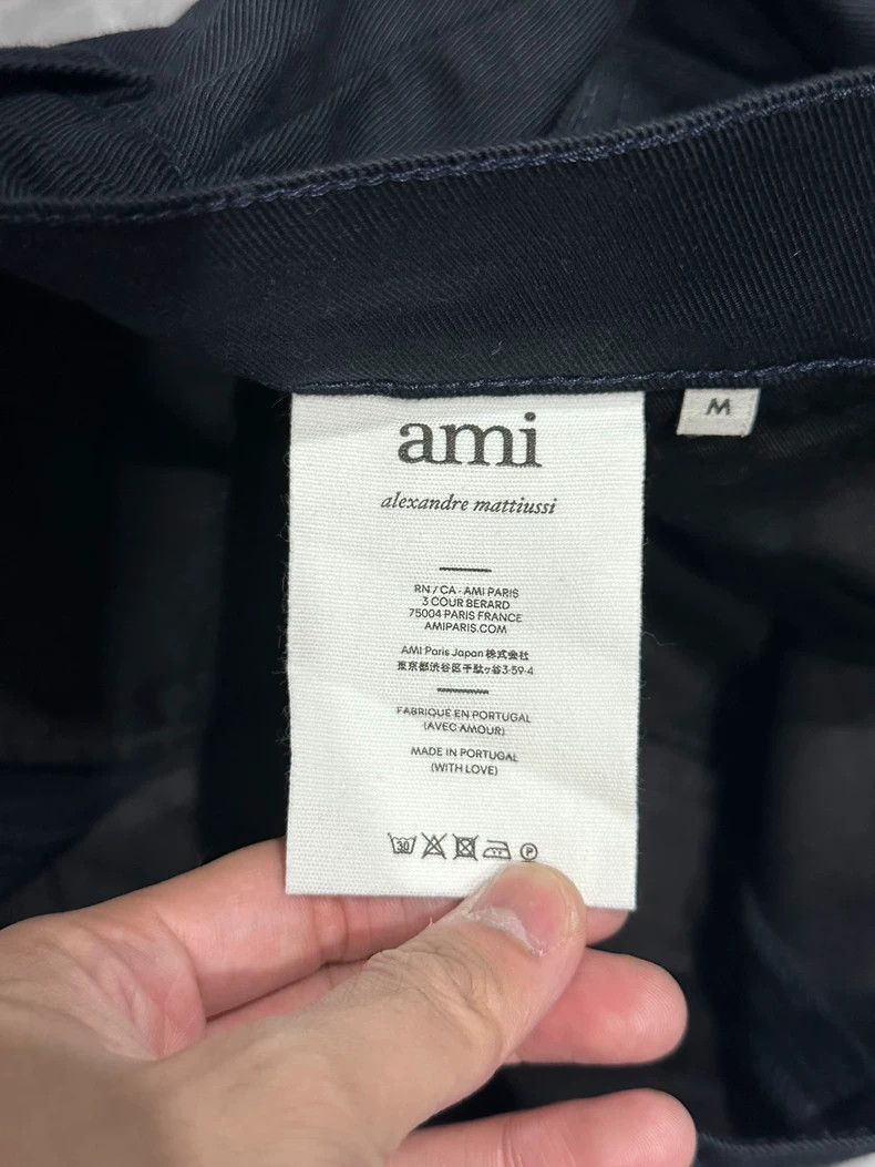 AMI AMI PARIS Navy Wide-Leg Cargo Pants Size US 32 / EU 48 - 4 Thumbnail