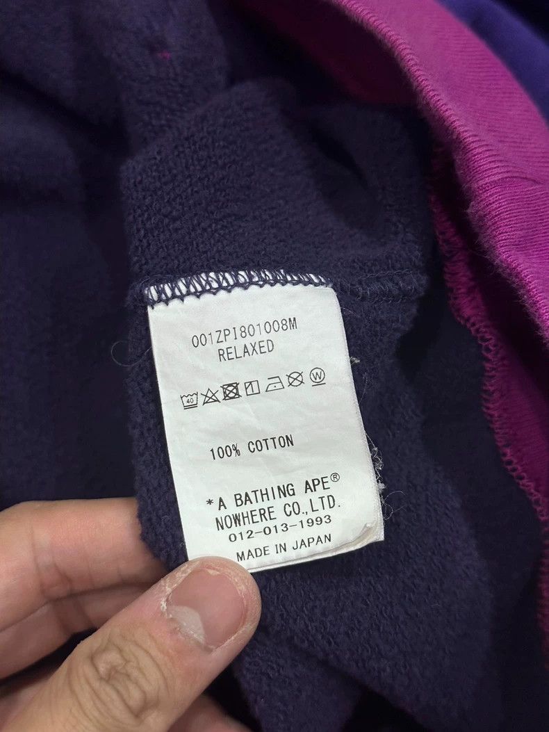 Bape Bape Purple Camo Full Zip Jacket Size US XXL / EU 58 / 5 - 4 Thumbnail
