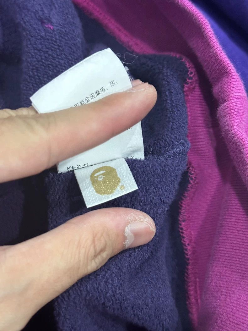 Bape Bape Purple Camo Full Zip Jacket Size US XXL / EU 58 / 5 - 6 Thumbnail