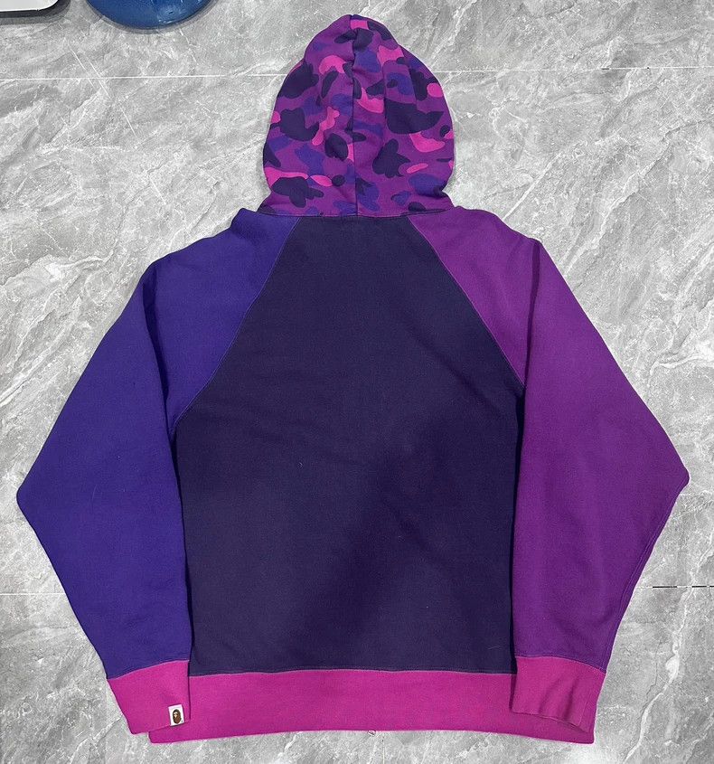 Bape Bape Purple Camo Full Zip Jacket Size US XXL / EU 58 / 5 - 2 Thumbnail