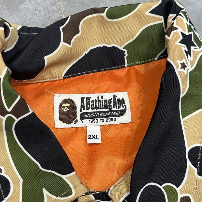 Bape Bape Camouflage Thin Nylon Coach Jacket Size US XXL / EU 58 / 5 - 4 Thumbnail