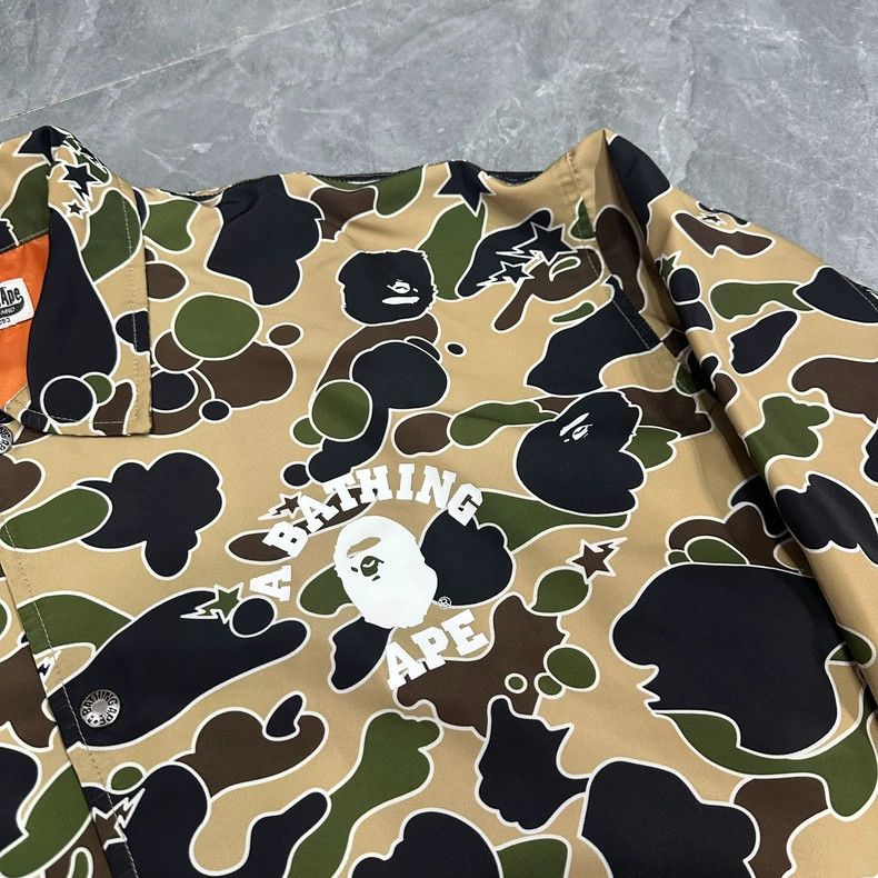 Bape Bape Camouflage Thin Nylon Coach Jacket Size US XXL / EU 58 / 5 - 5 Thumbnail