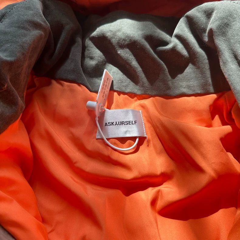 Gallery Dept. Askyurself Green Down Jacket with Orange Hood Size US M / EU 48-50 / 2 - 4 Thumbnail