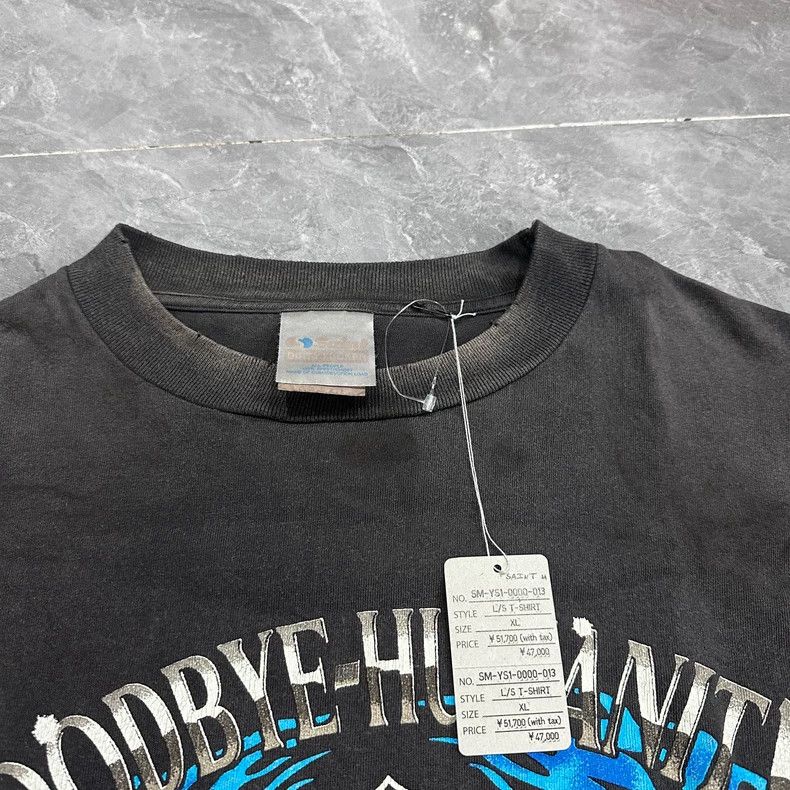Saint Michael Saint Michael Basketball Flame Long Sleeve Shirt Size US XL / EU 56 / 4 - 3 Thumbnail