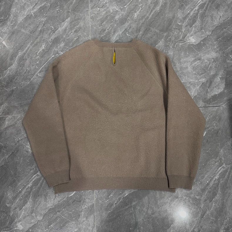 Fendi Fendi Hollow Knit Sweater in Khaki Color Size US L / EU 52-54 / 3 - 2 Thumbnail
