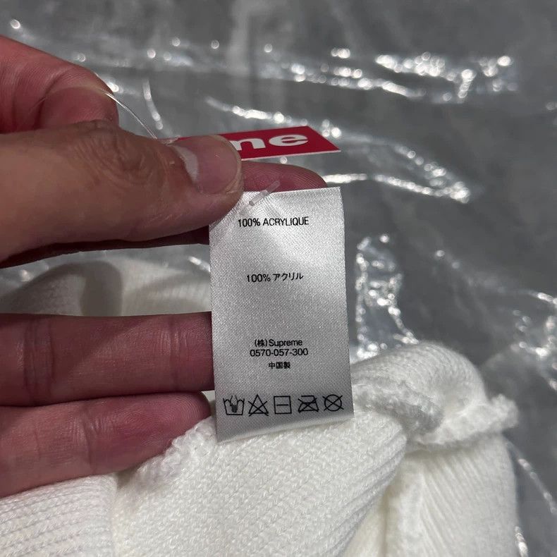 Supreme Supreme Embroidered Knit Beanie Hat Size ONE SIZE - 4 Thumbnail