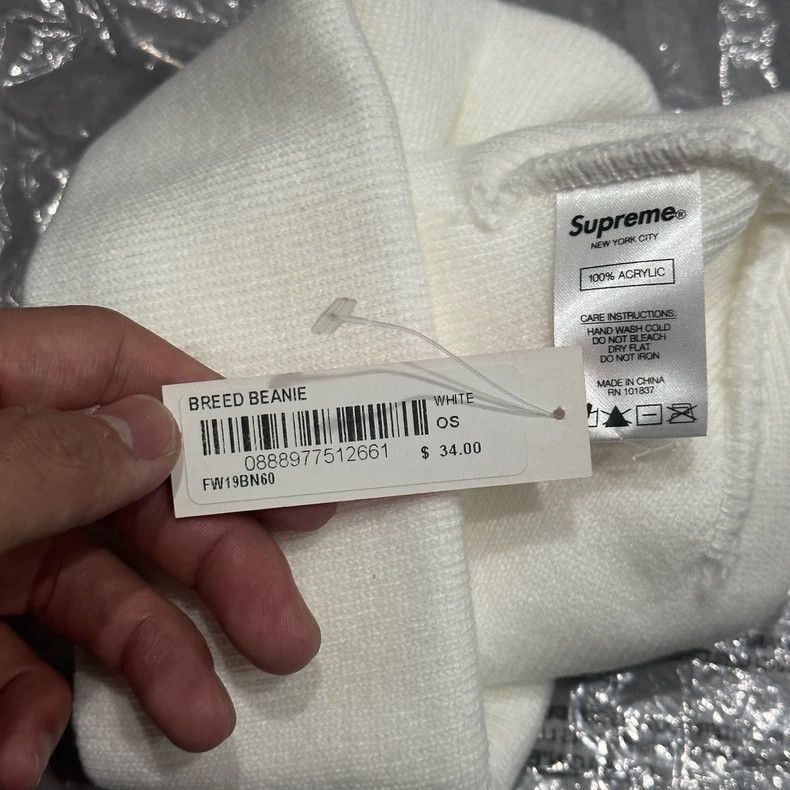 Supreme Supreme Embroidered Knit Beanie Hat Size ONE SIZE - 2 Thumbnail