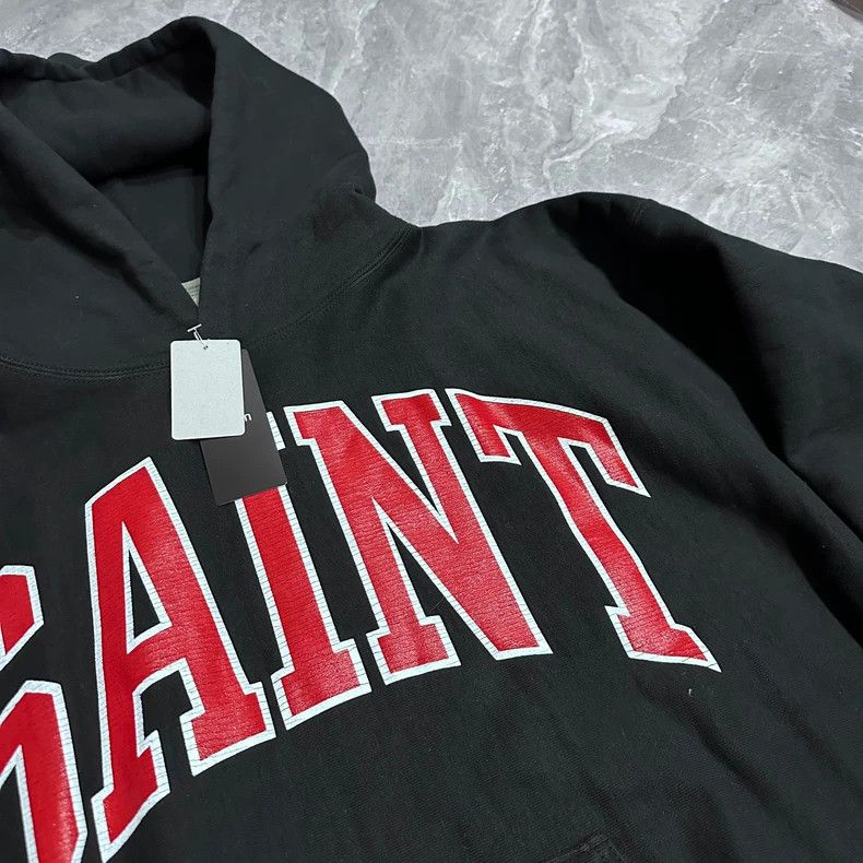 Saint Michael Saint Michael Black Red Graphic Hoodie Size US XL / EU 56 / 4 - 2 Thumbnail