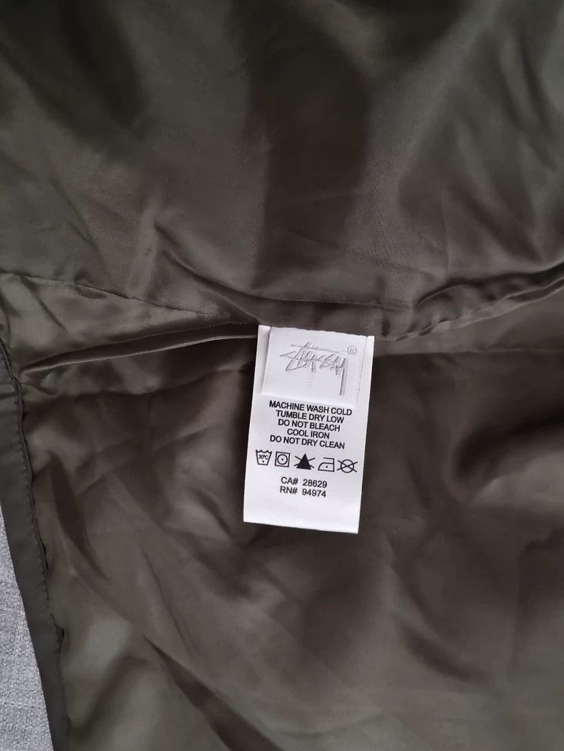 Stussy Stussy 90s Rare Military Green Quilted Jacket Size US XL / EU 56 / 4 - 8 Thumbnail