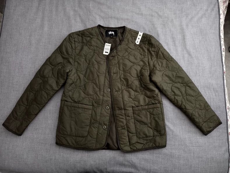 Stussy Stussy 90s Rare Military Green Quilted Jacket Size US XL / EU 56 / 4 - 3 Thumbnail