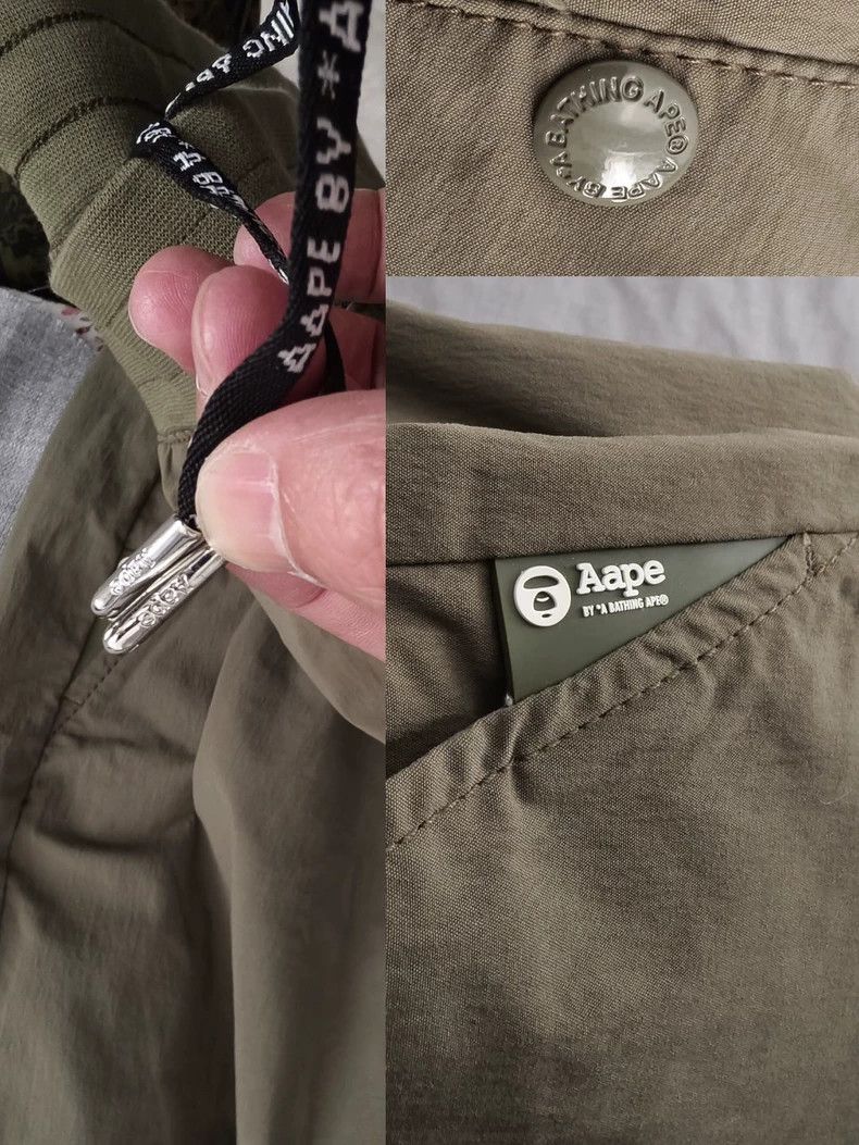 Bape Aape Quick-Dry Shorts in Army Green Size US 36 / EU 52 - 6 Thumbnail