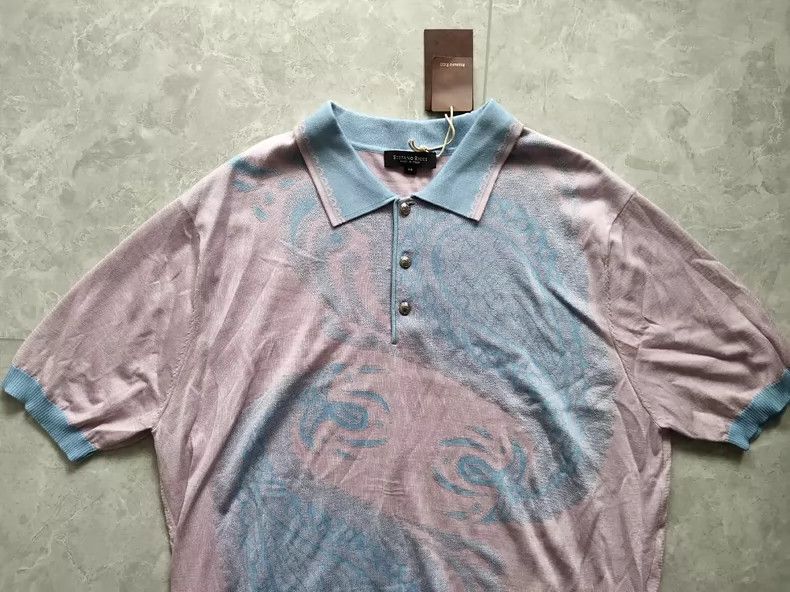 Ermenegildo Zegna New Stefano Ricci Silk Polo Shirt Size US L / EU 52-54 / 3 - 3 Thumbnail