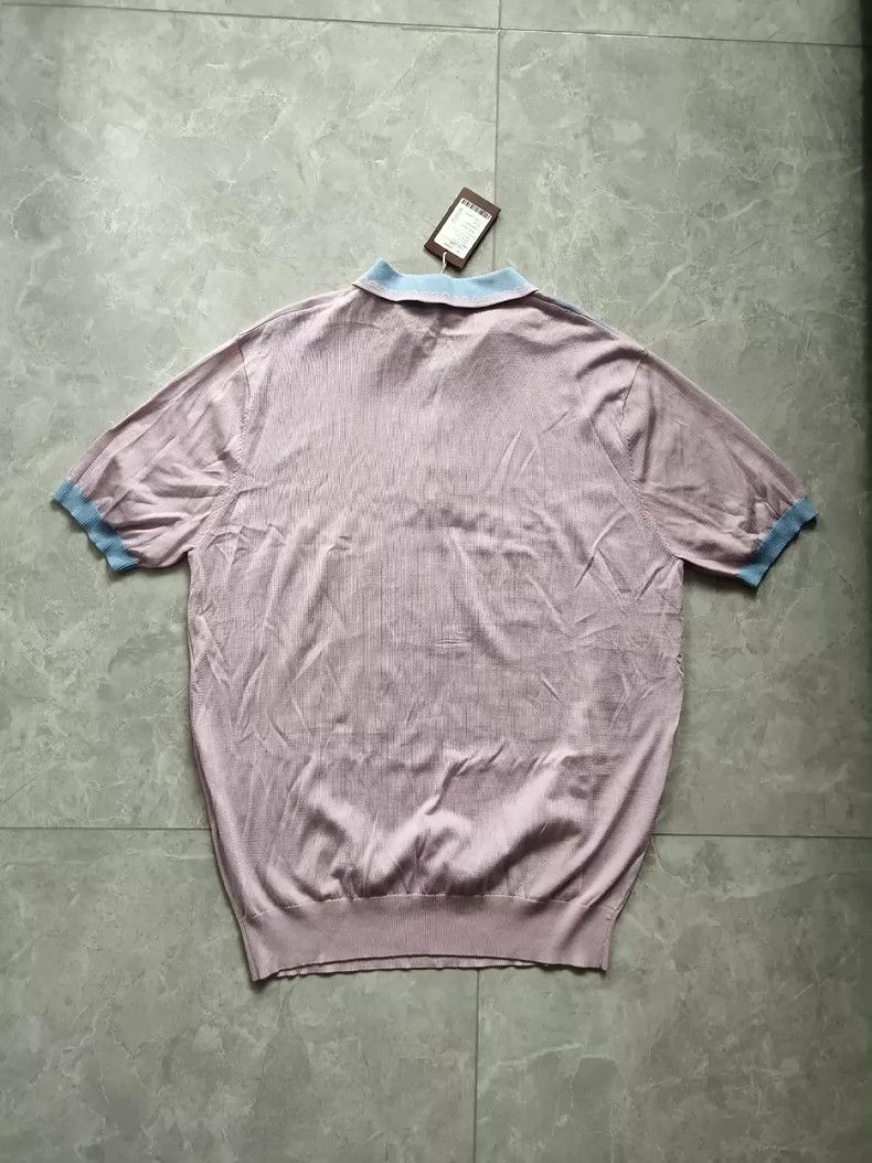 Ermenegildo Zegna New Stefano Ricci Silk Polo Shirt Size US L / EU 52-54 / 3 - 4 Thumbnail