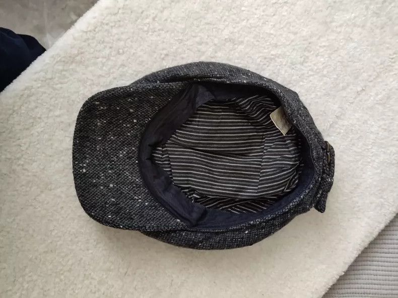 Levi's Vintage Levi's Black Newsboy Cap Hat Size ONE SIZE - 5 Thumbnail