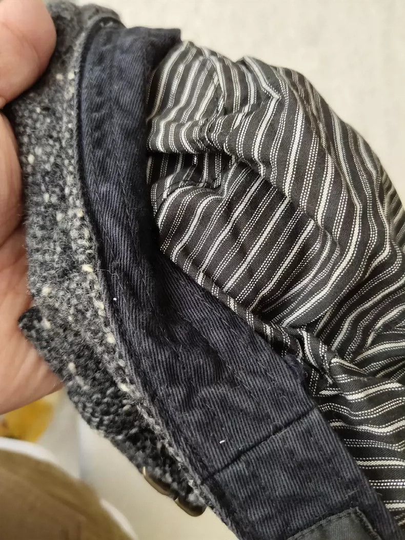 Levi's Vintage Levi's Black Newsboy Cap Hat Size ONE SIZE - 7 Thumbnail