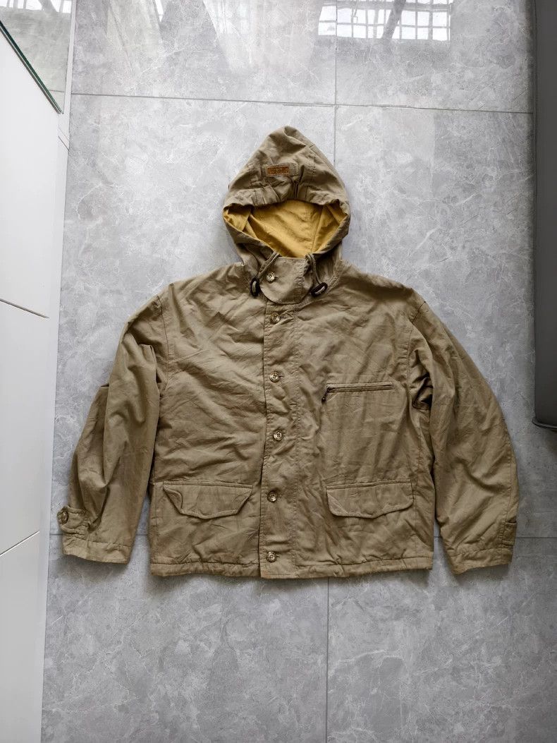 Vintage Hooded 90s Embroidered Work Jacket Size US L / EU 52-54 / 3 - 6 Thumbnail