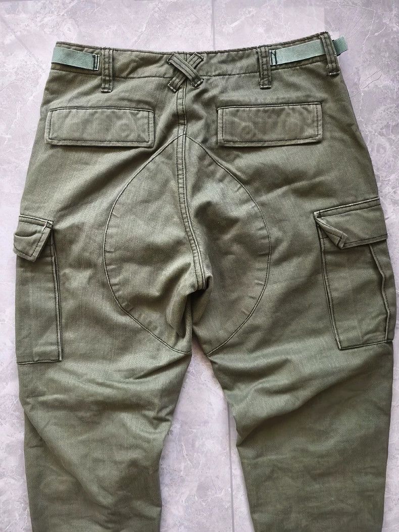 Japanese Brand HYOMA Olive Green Cargo Trousers Size S Size US 28 / EU 44 - 4 Thumbnail