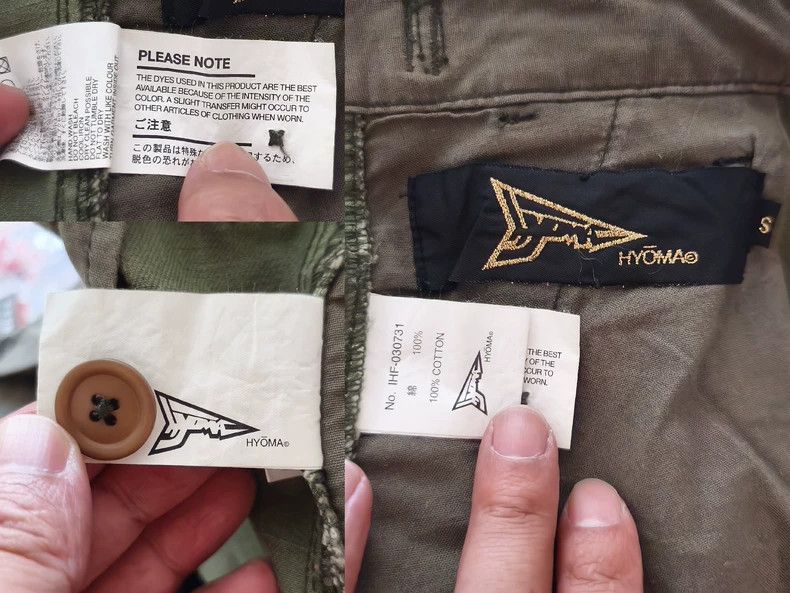 Japanese Brand HYOMA Olive Green Cargo Trousers Size S Size US 28 / EU 44 - 5 Thumbnail