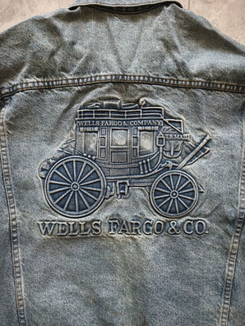 Levi's Vintage Wells Fargo Denim Jacket Size M Size US M / EU 48-50 / 2 - 5 Thumbnail