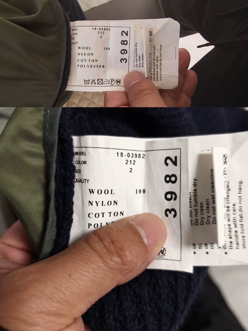 Sacai Sacai Long Wool Cardigan with Green Details Size US M / EU 48-50 / 2 - 3 Thumbnail
